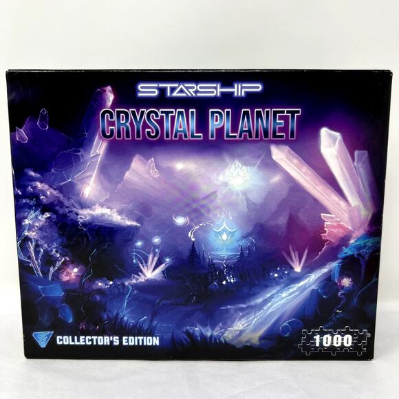 Starship Crystal Planet Collector's Edition 1000 Piece Art Puzzle NEW - Picture 2 of 8